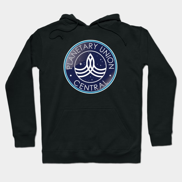 PLANETARY UNION CENTRAL Hoodie by KARMADESIGNER T-SHIRT SHOP
